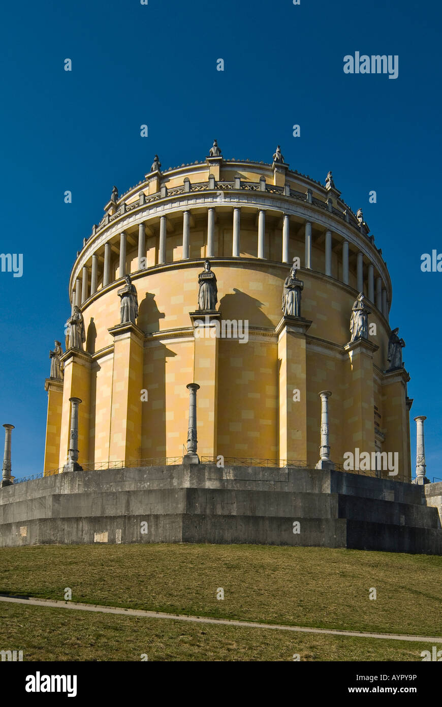 Walhalla-Hall des Ruhm und Ehre, Kelheim, senken Sie Bayern, Bayern, Deutschland, Europa Stockfoto