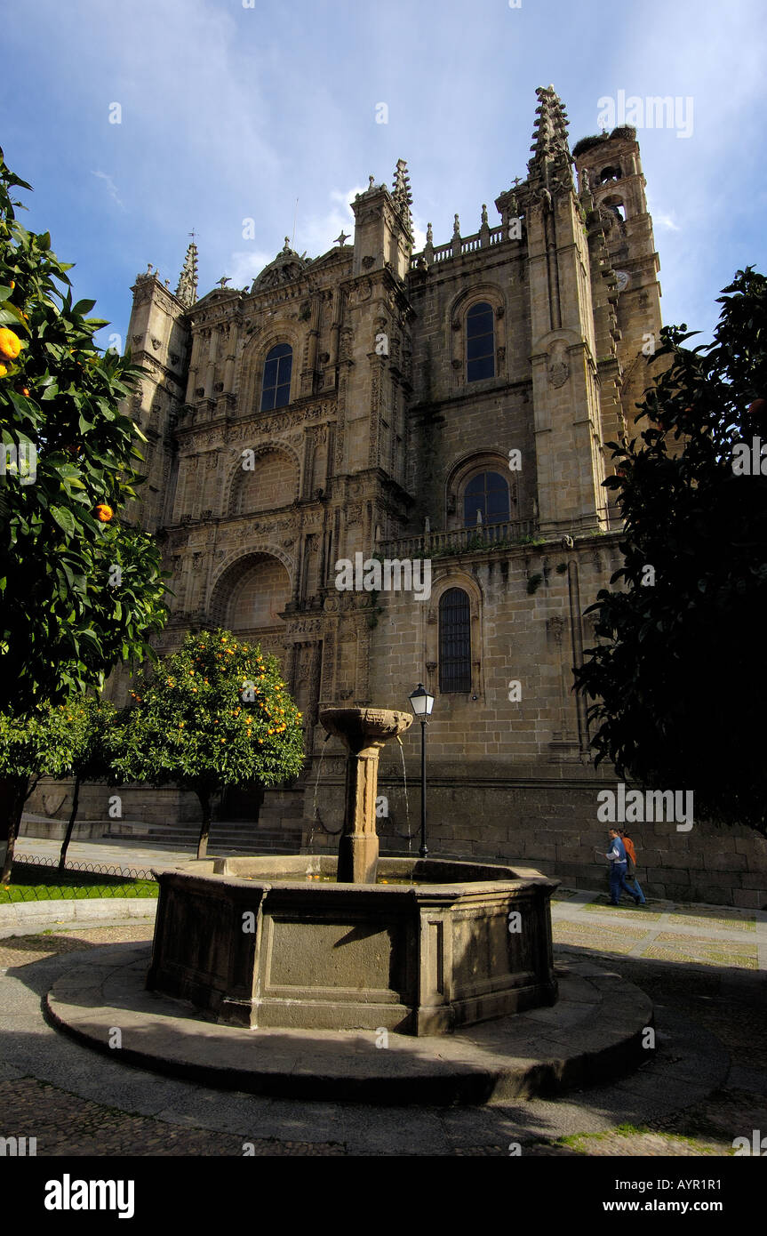 Neue Kathedrale Plasencia Cáceres Provinz Extremadura Spanien Stockfoto