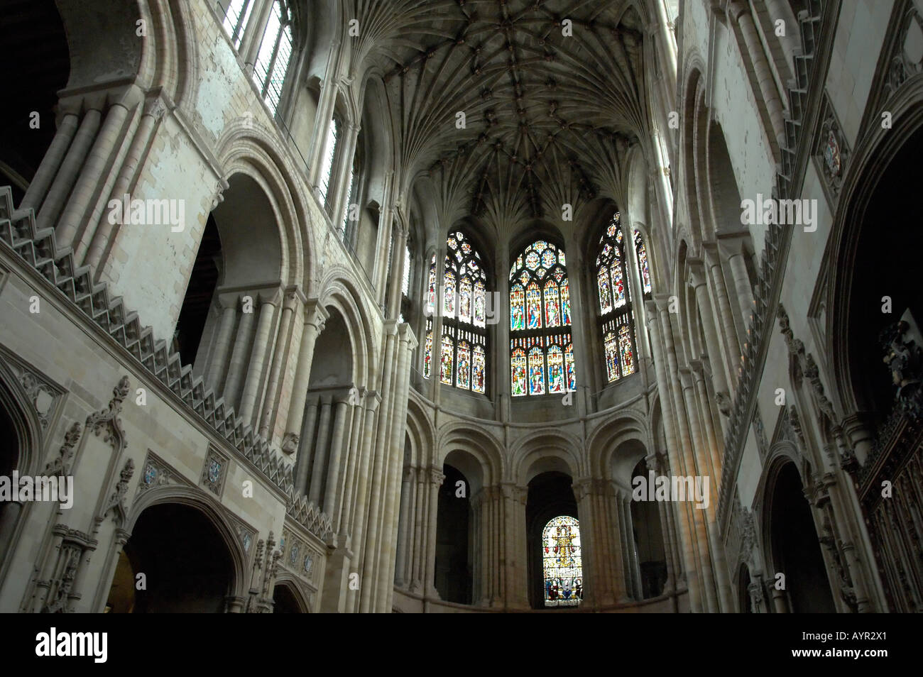 Inneren Norwich Kathedrale nur zu redaktionellen Zwecken Stockfoto