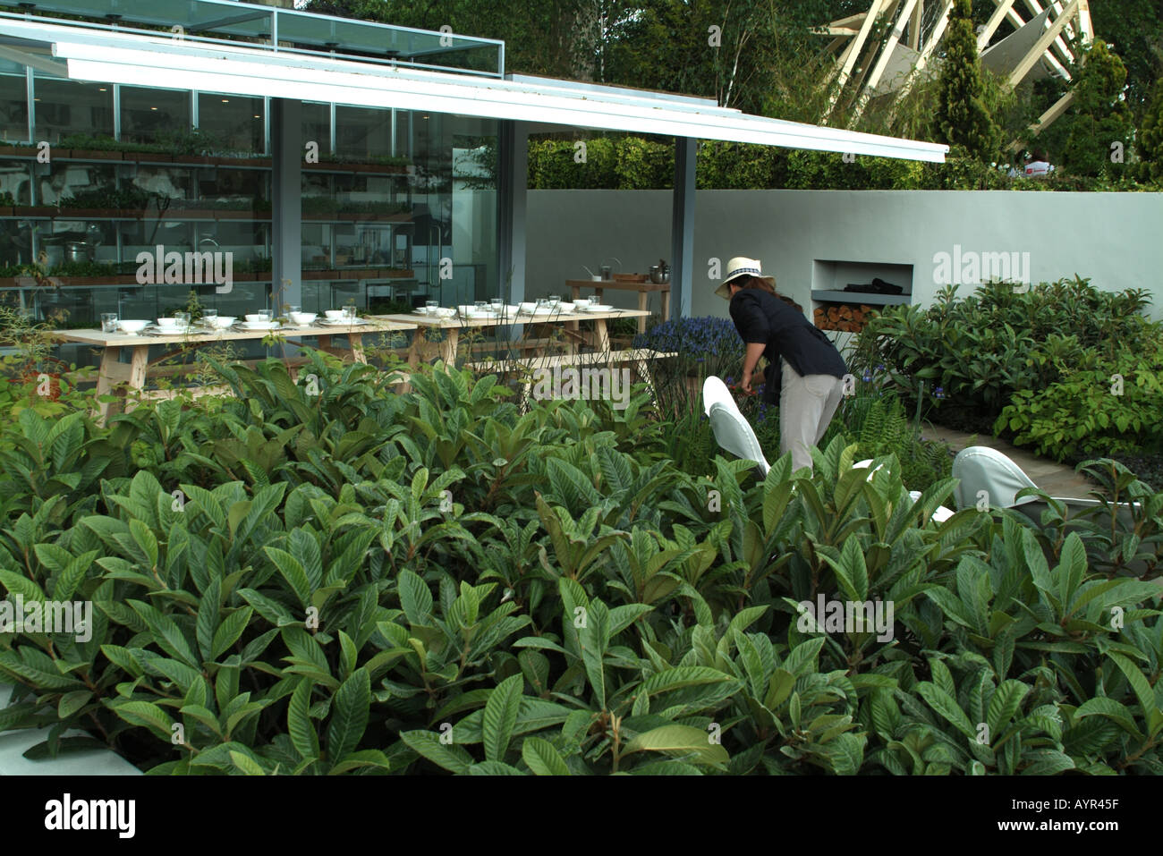 Laurent Perrier UK Ltd Garten bei Chelsea 2004 Stockfoto