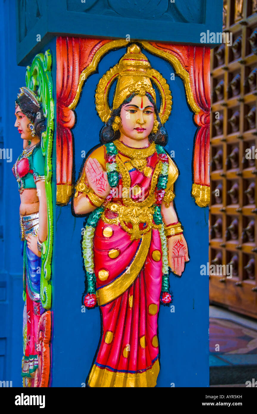 Sri Srinivasa Perumal Tempel in Singapur Vishnu gewidmet Stockfoto