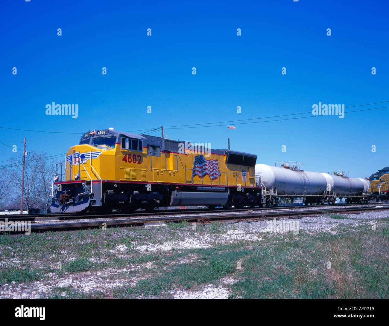 Union Pacific Railroad Texas USA. Foto: Willy Matheisl Stockfoto