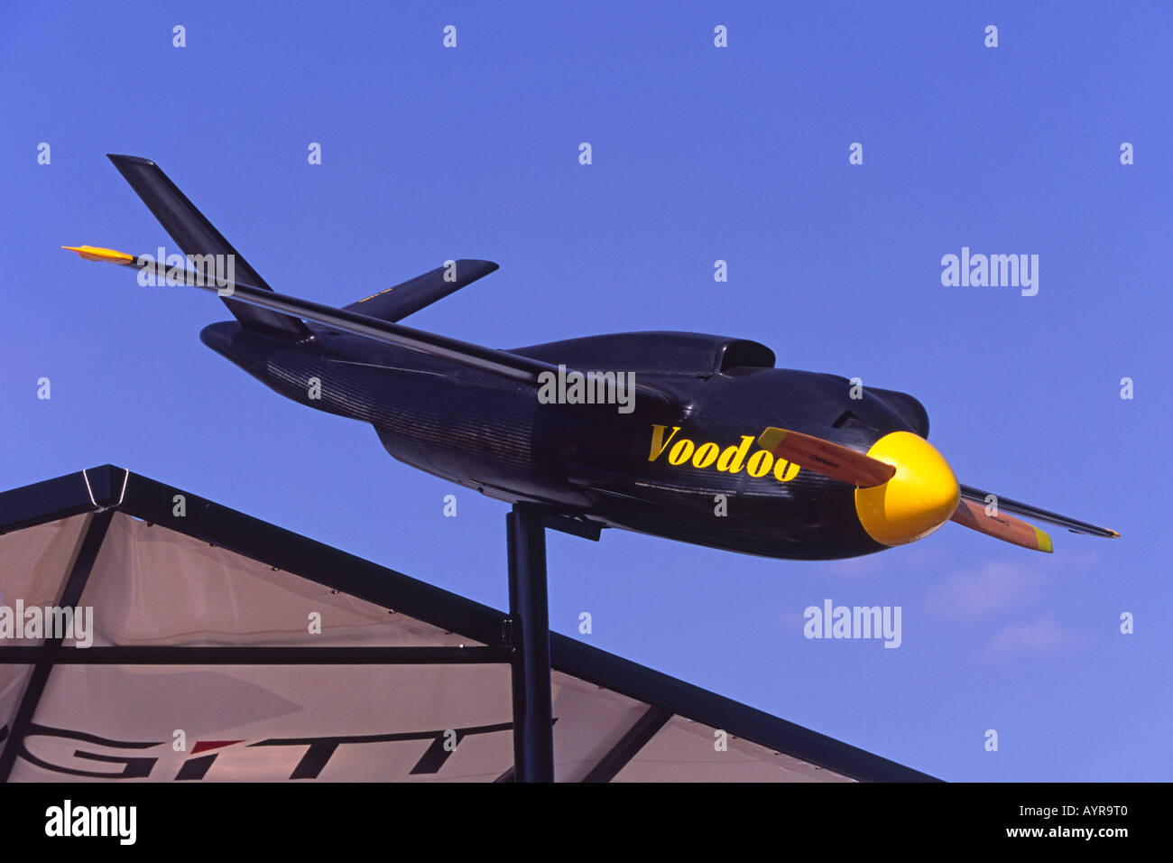 Meggitt Voodoo aerial Target System Drohne auf dem Display auf der Farnborough International Airshow Stockfoto