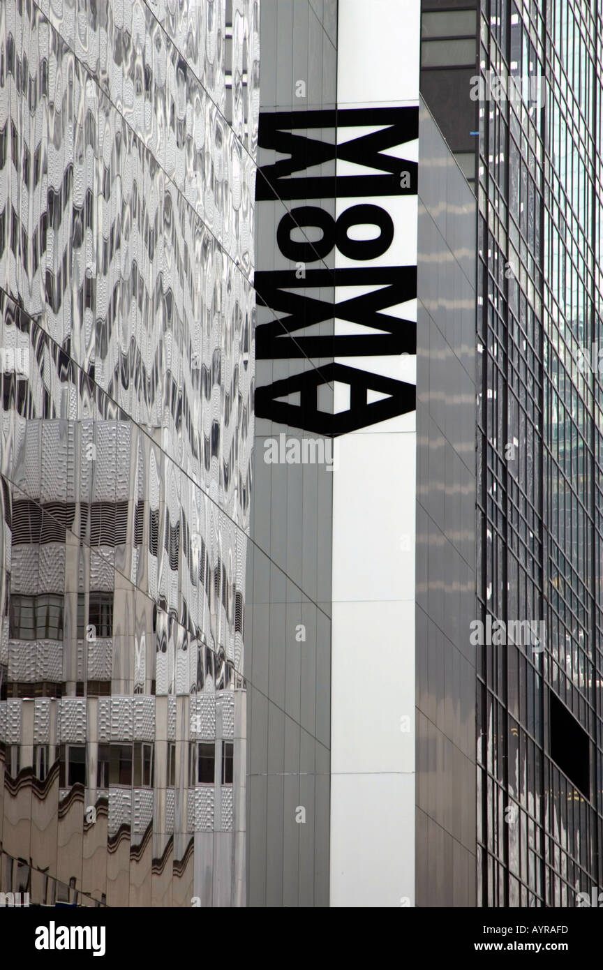 MOMA MUSEUM OF MODERN ART MIDTOWN MANHATTAN NEW YORK CITY VEREINIGTE STAATEN VON AMERIKA USA Stockfoto