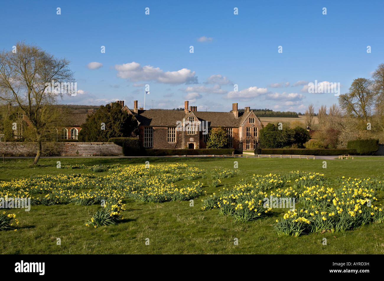 Rasenflächen Haus, Hungerford, Wiltshire Stockfoto
