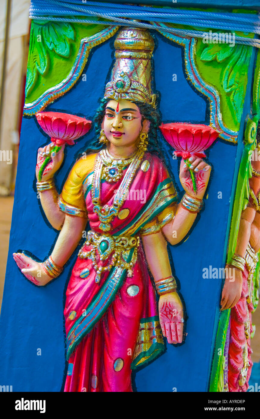 Sri Srinivasa Perumal Tempel in Singapur Vishnu gewidmet Stockfoto