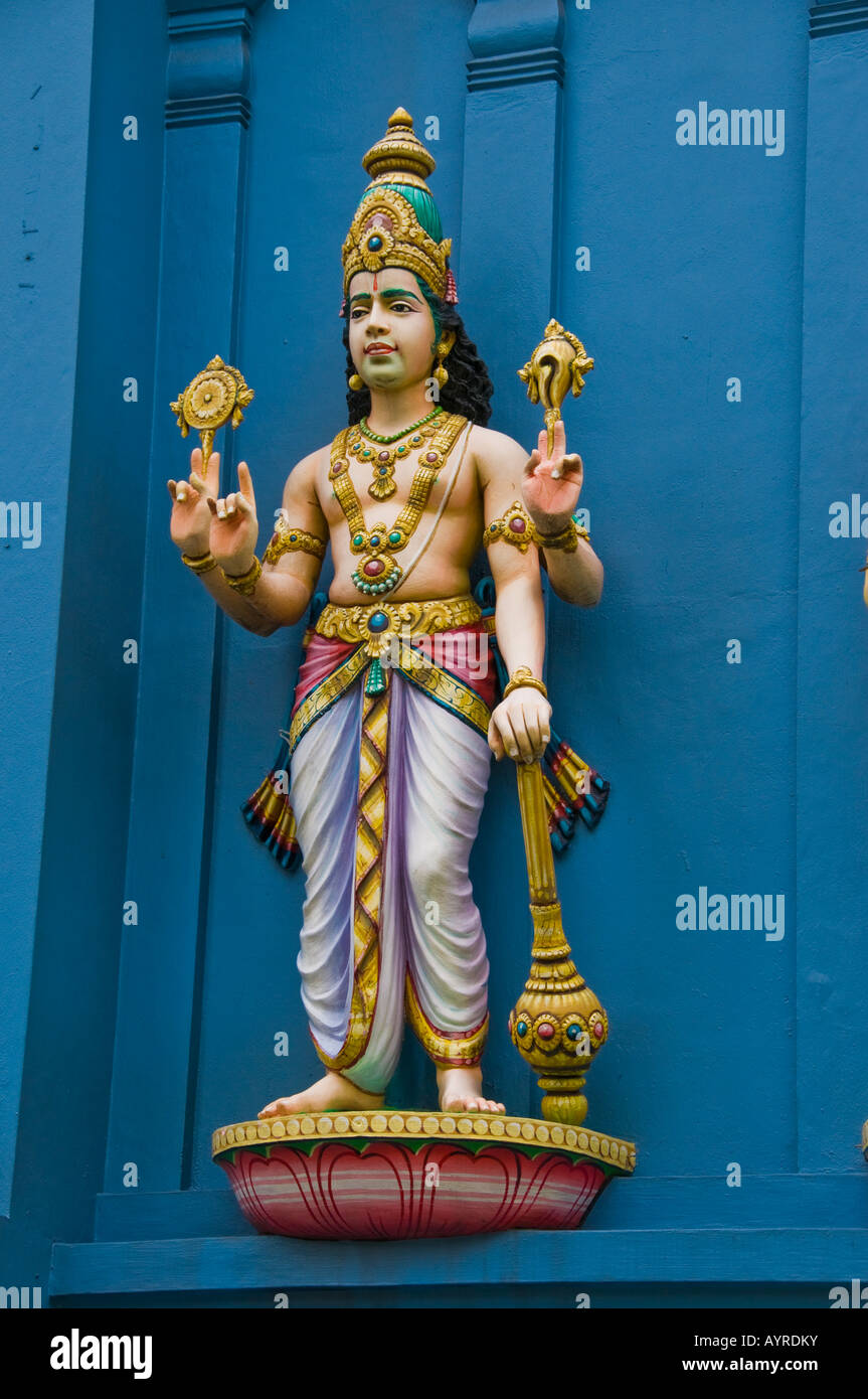 Sri Srinivasa Perumal Tempel in Singapur Vishnu gewidmet Stockfoto