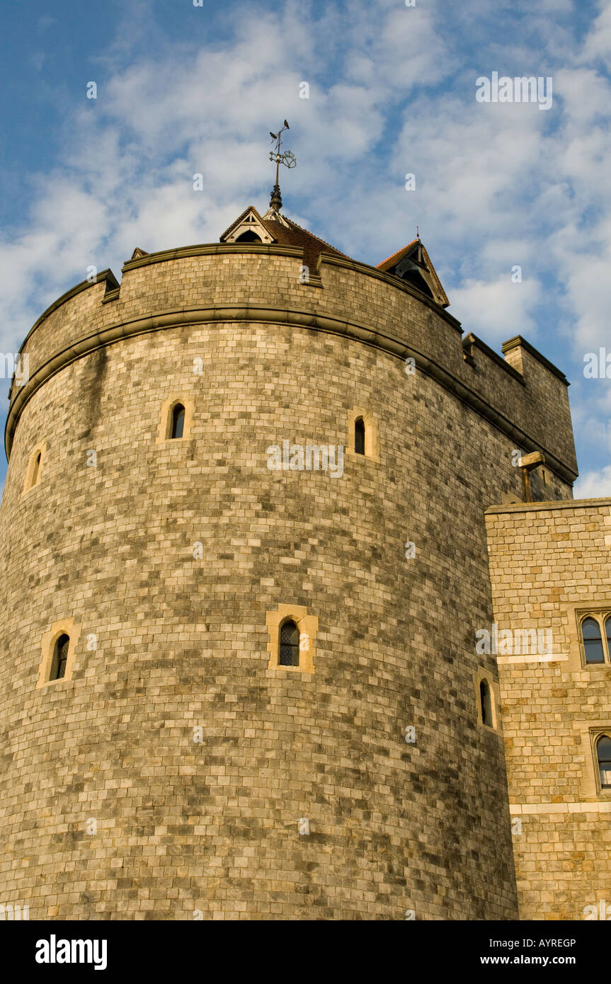 Windsor Castle in Abend Frühlingssonne England Stockfoto