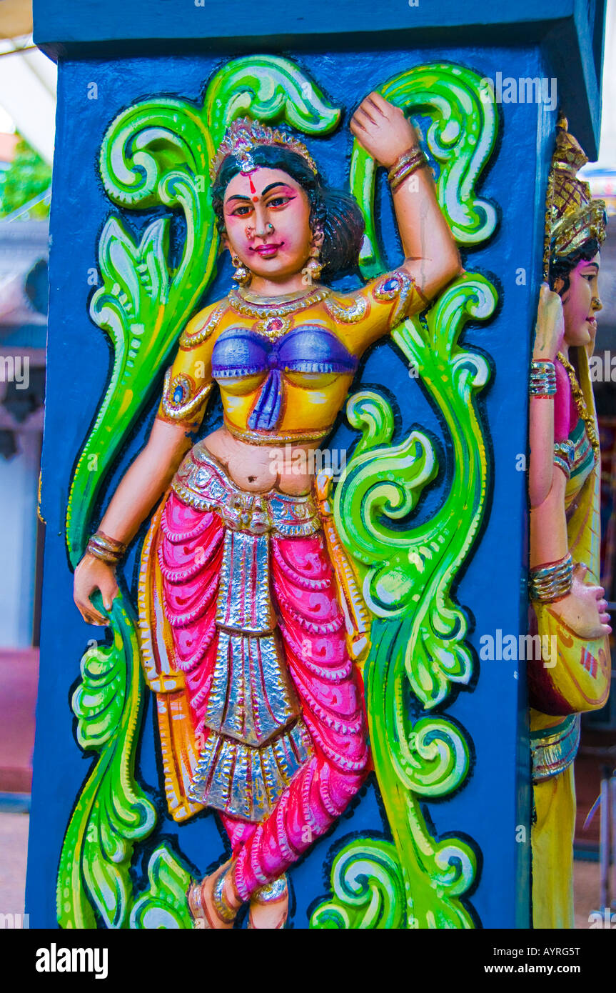Sri Srinivasa Perumal Tempel in Singapur Vishnu gewidmet Stockfoto