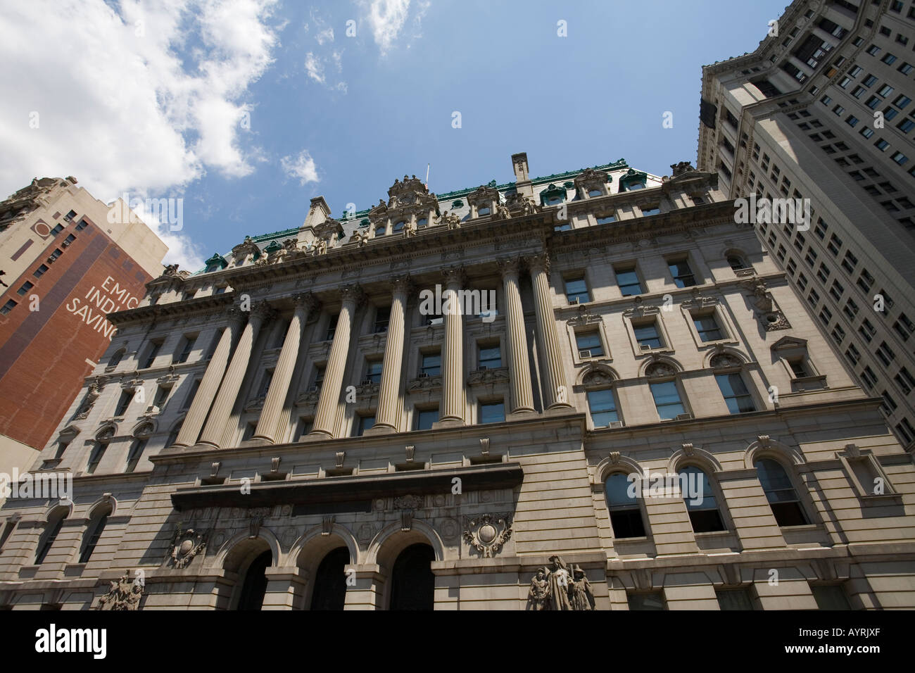 Die Surrogate Gericht auf Chambers Street, Civic Center, Manhattan, New York, USA. Stockfoto