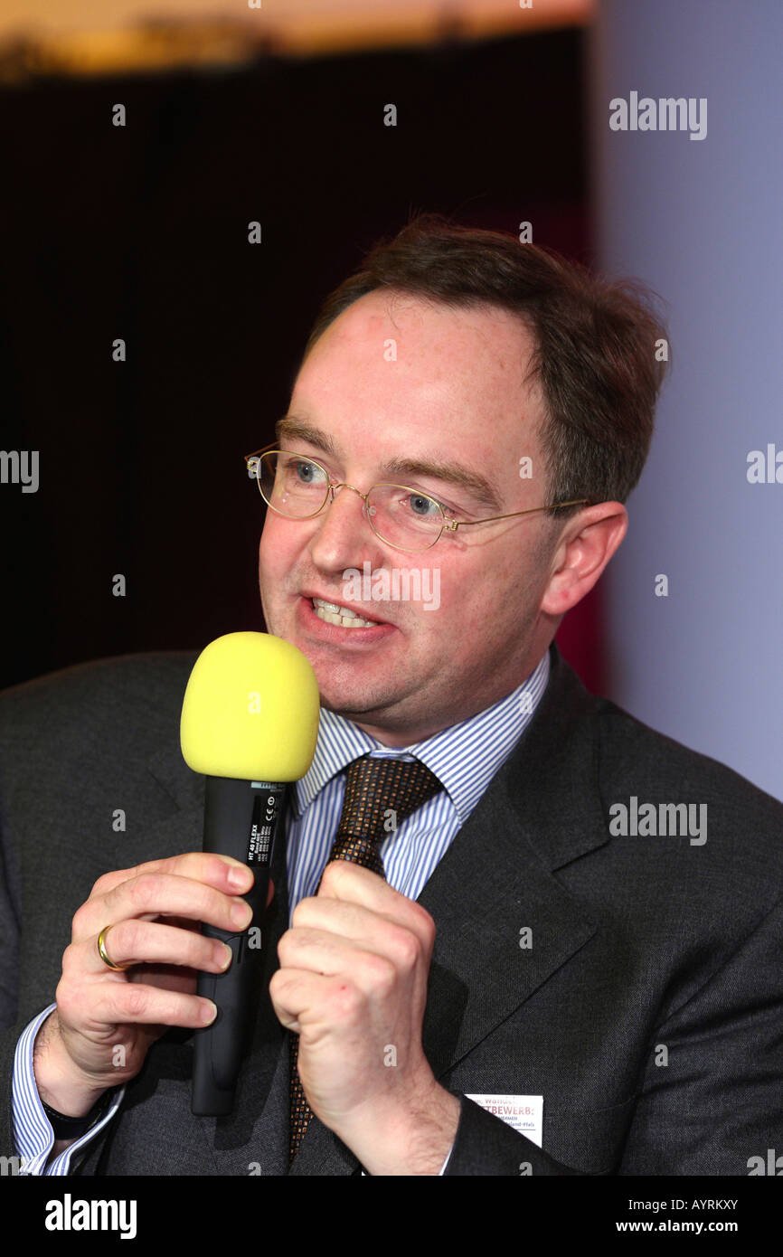 Christian Böllhoff, CEO der Prognos AG, Europäisches Zentrum für Wirtschaftsforschung und Strategieberatung Stockfoto