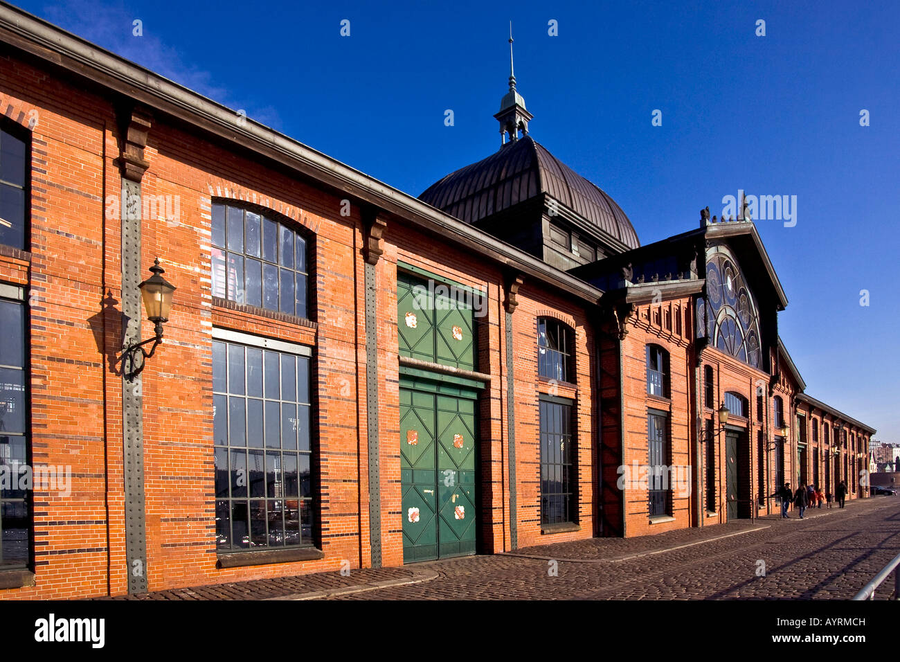 Ehemalige Fisch versteigern Halle umgebaut eine Stadthalle, Hamburger Hafen, Hamburg, Deutschland, Europa Stockfoto