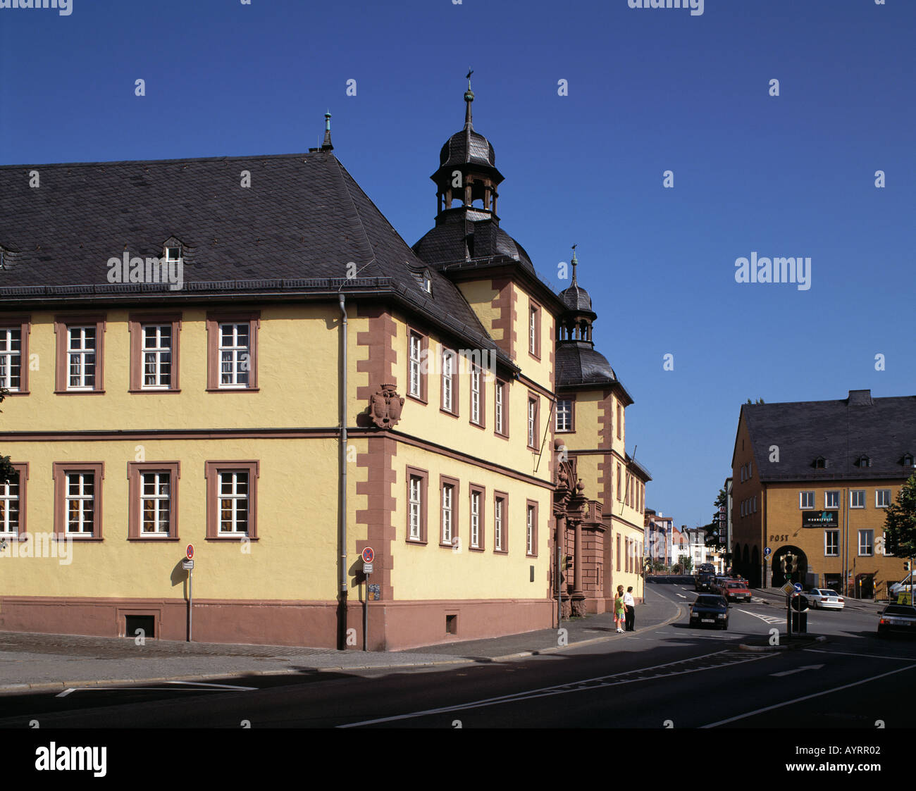 Schoenborner Hof, Naturwissenschaftliches Museum, Aschaffenburg, Main, Unterfranken, Bayern Stockfoto