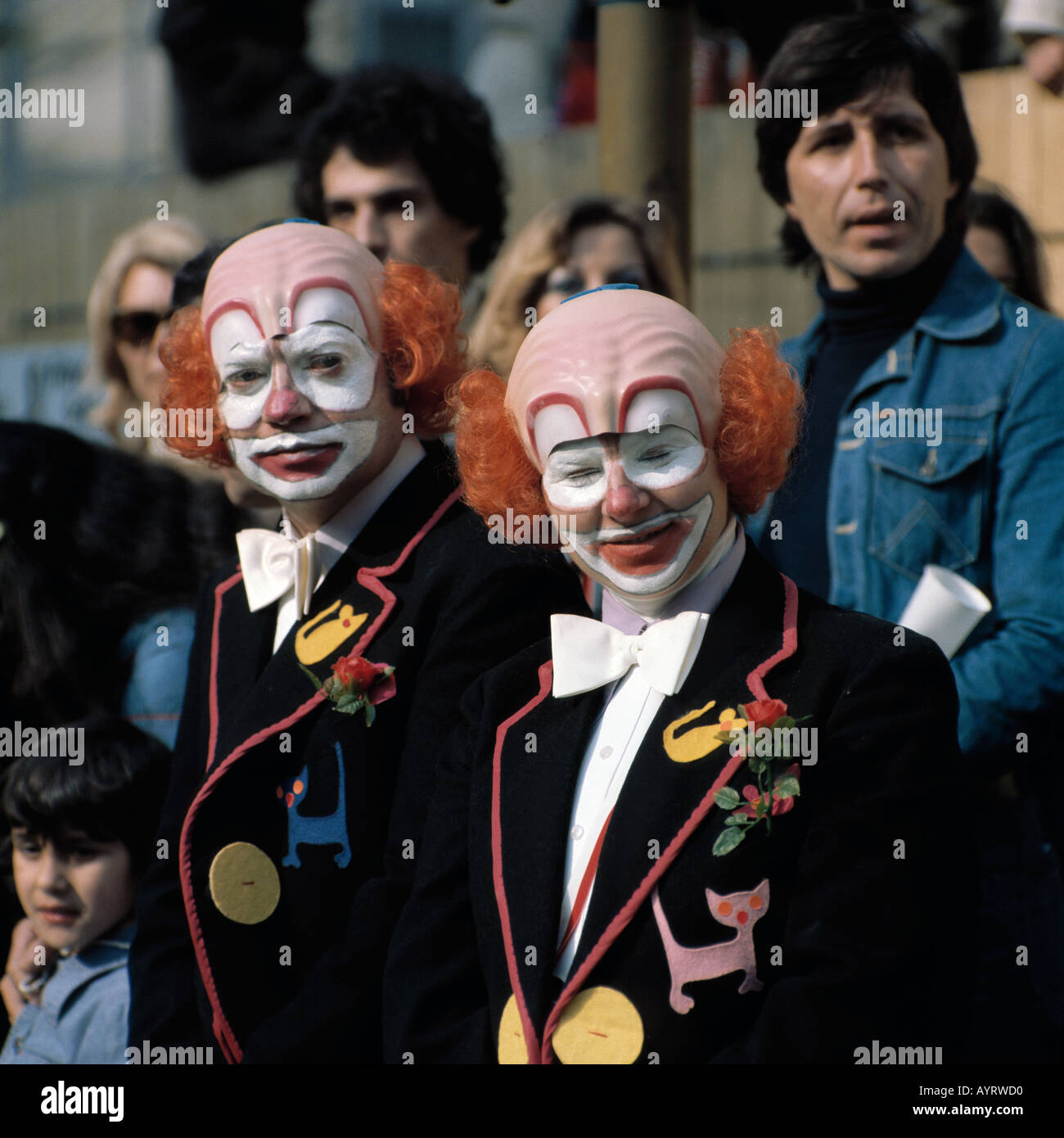 Rheinischen Karneval, Karneval, Clowns, D-Köln, Rhein, Nordrhein-Westfalen Stockfoto