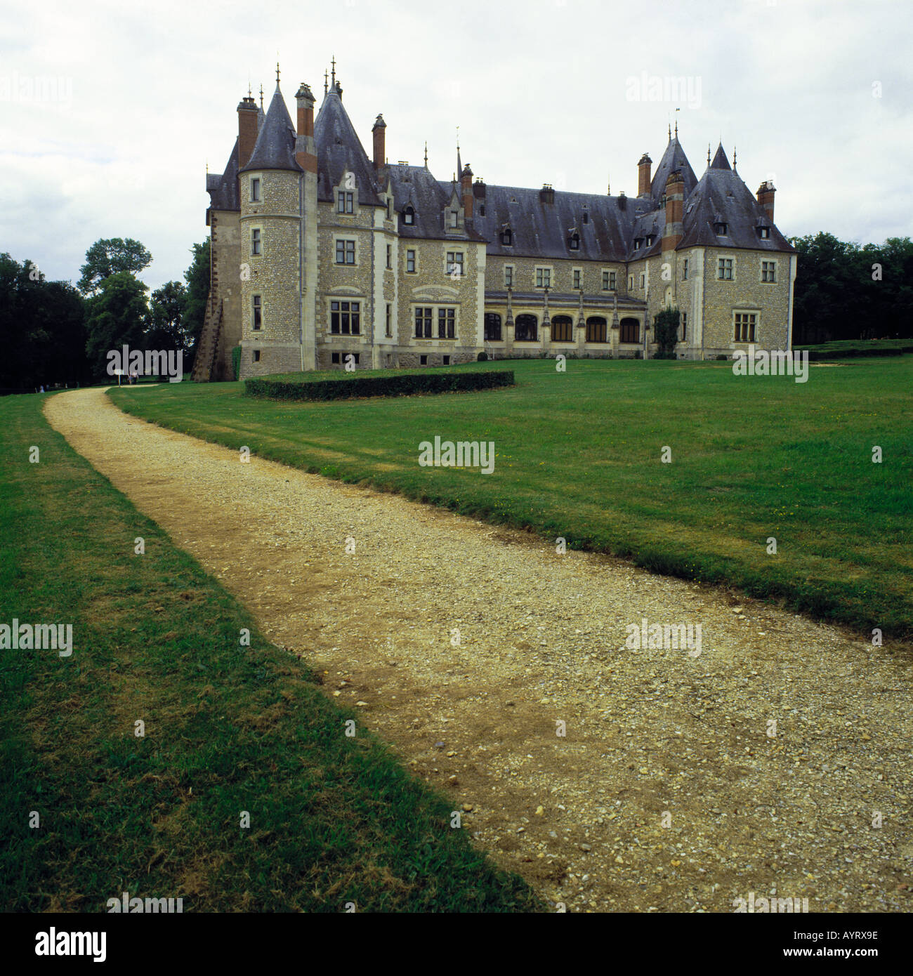 Schloss Verrerie Im Loiretal, Aubigny Sur Nere, Cher, Loire-Tal, Frankreich Stockfoto