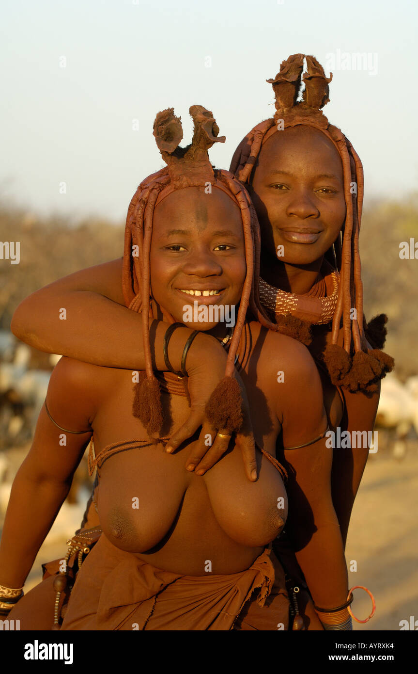 Himbas Afrika Stockfoto