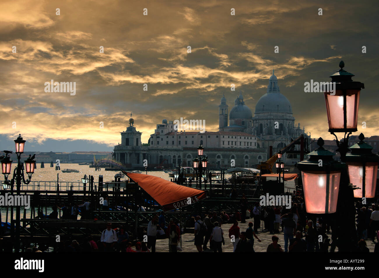 Der Zauber von Venedig, Italien. Stockfoto