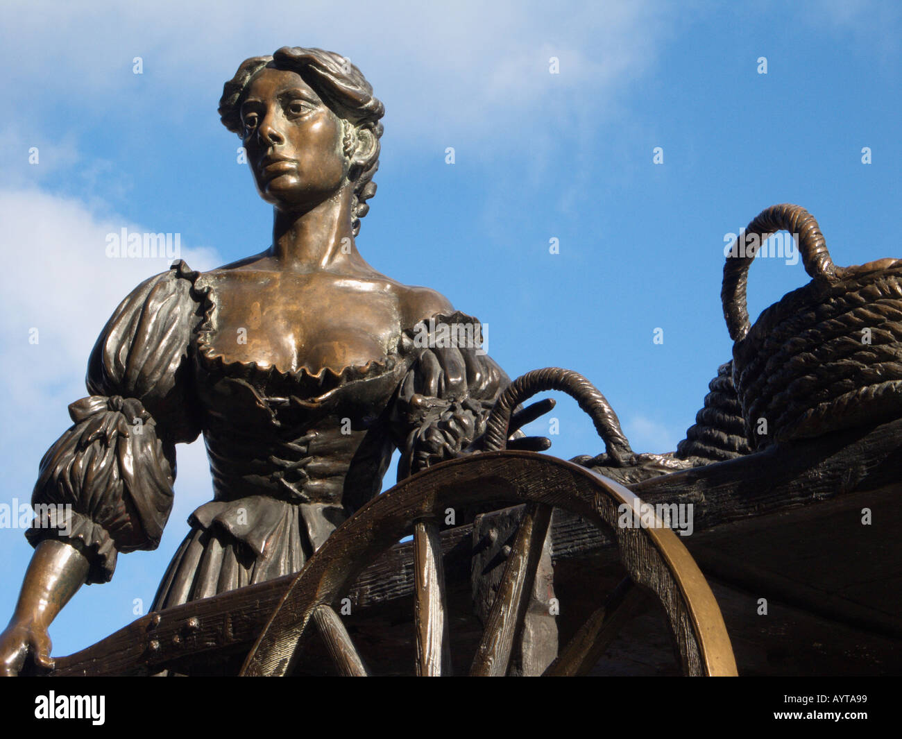 Statue von Molly Malone, Dublin, Irland Stockfoto