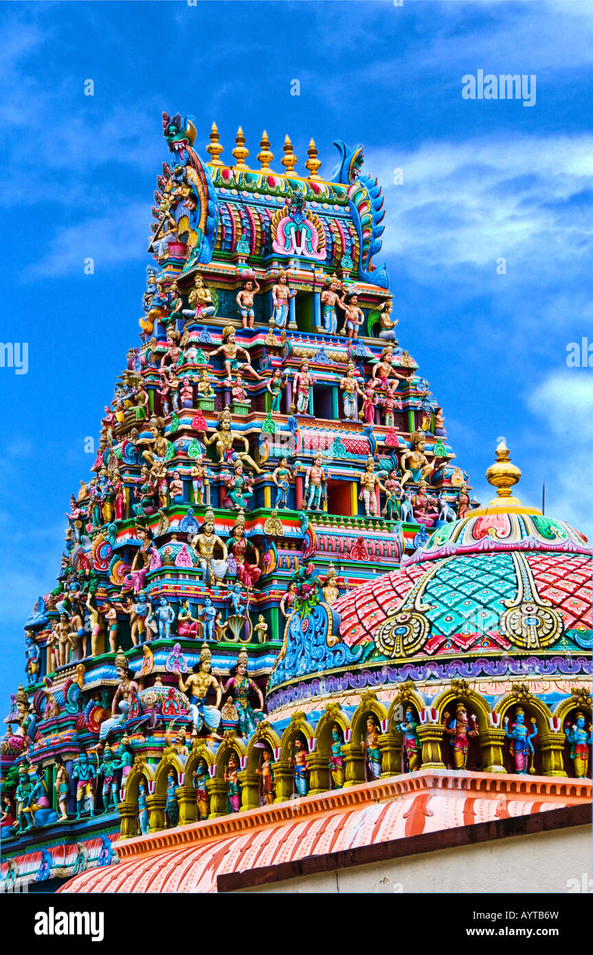 Sri Srinivasa Perumal Tempel in Singapur Vishnu gewidmet Stockfoto
