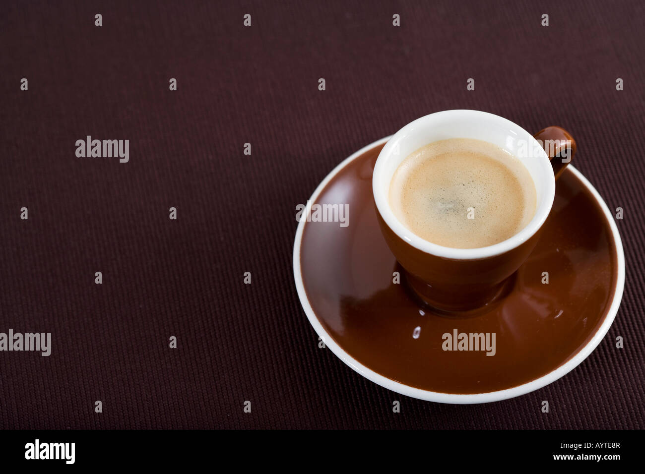 Eine Tasse Kaffee Stockfoto