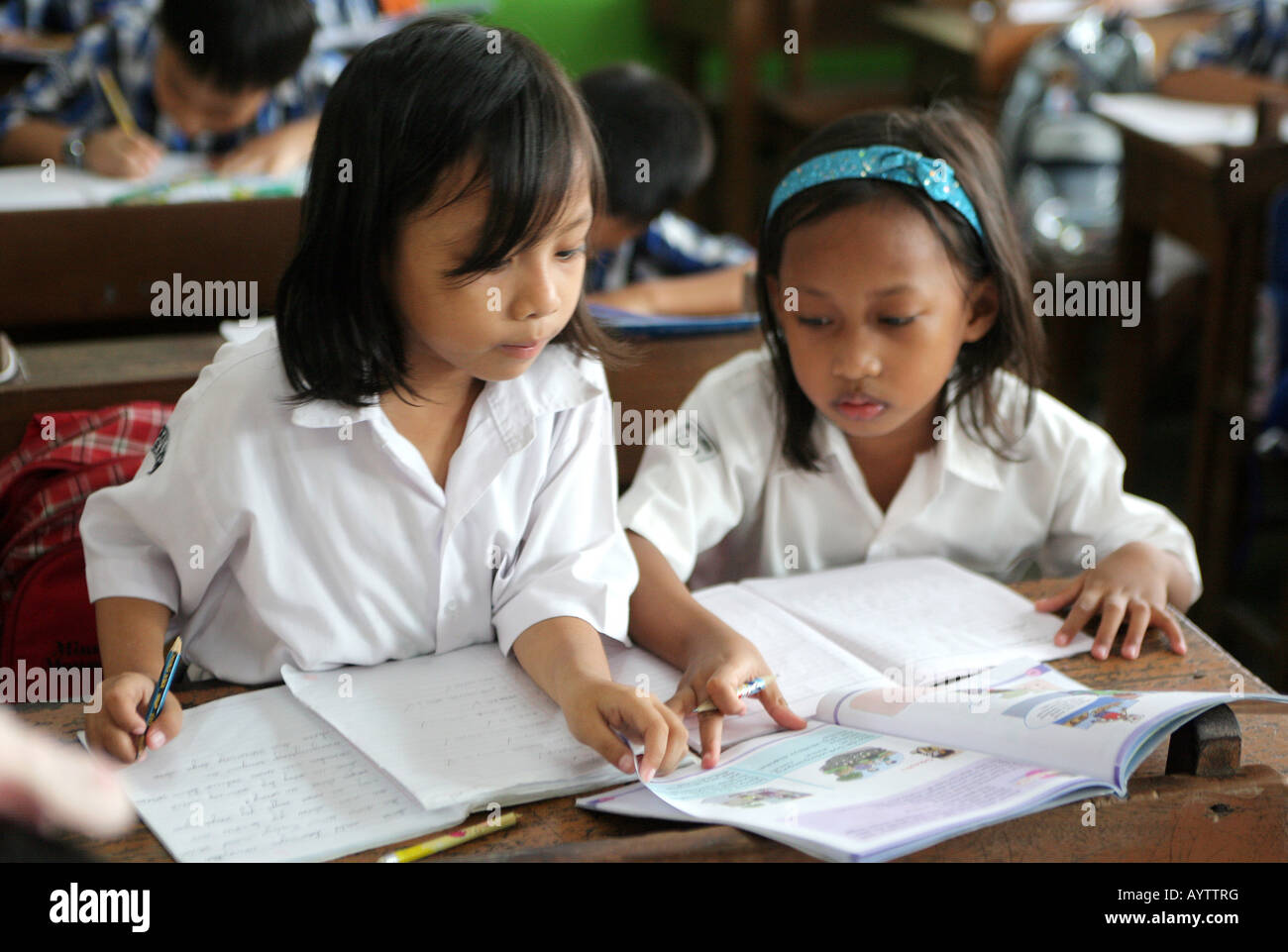 Indonesien: Schüler einer katholischen Schule in Makassar Stockfoto