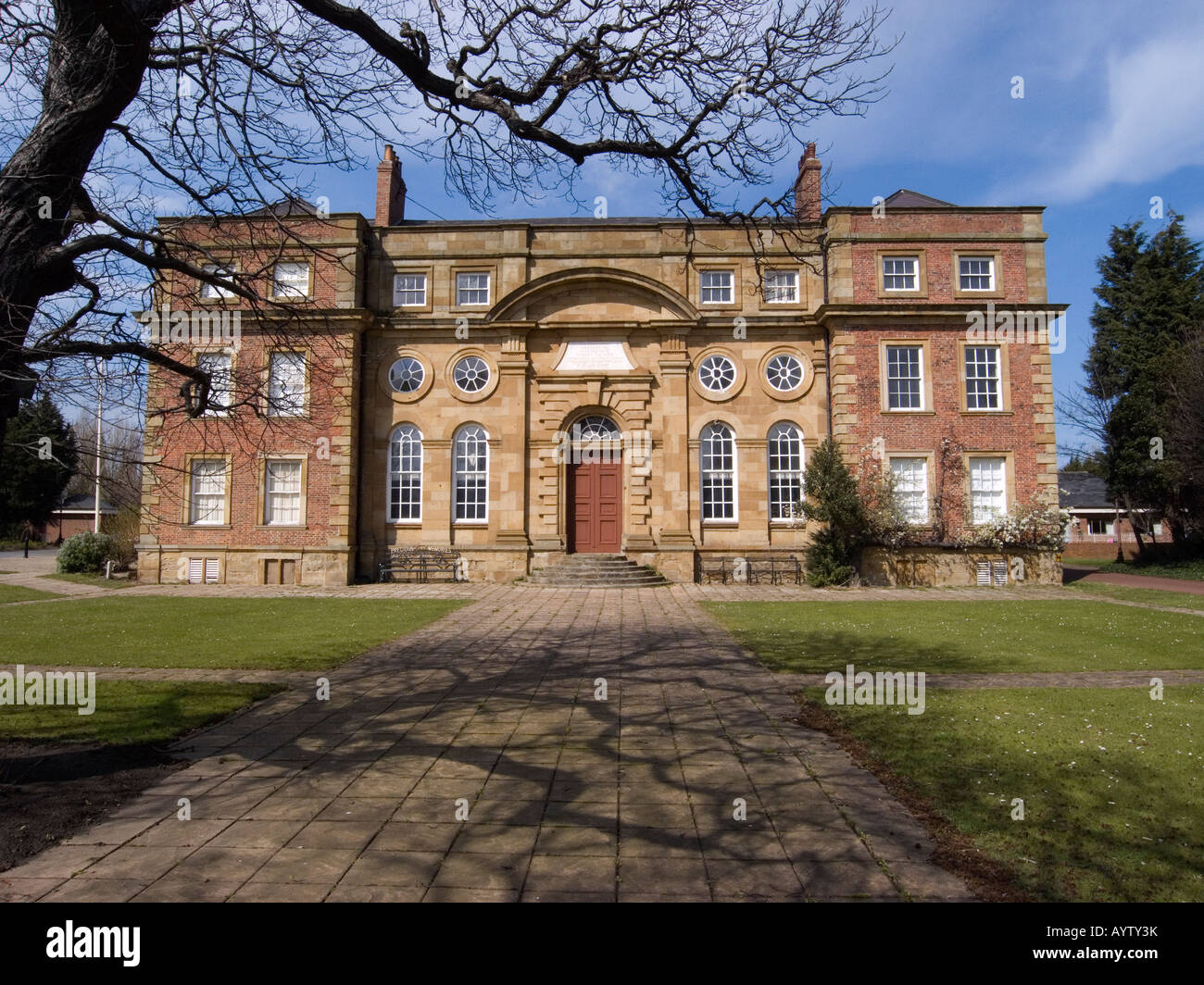 Wohnhaus der Familie Turner auf Kirkleatham jetzt ein Heimatmuseum Behörde Geschichte Redcar und Cleveland Stockfoto