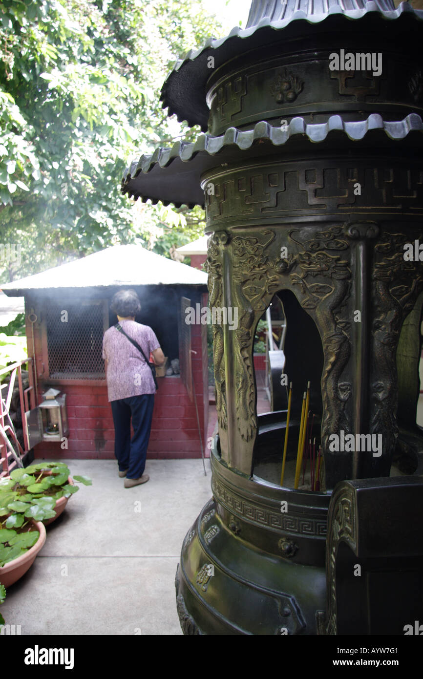 Kuan Yin buddhistischen Tempel Honolulu Hawaii Stockfoto