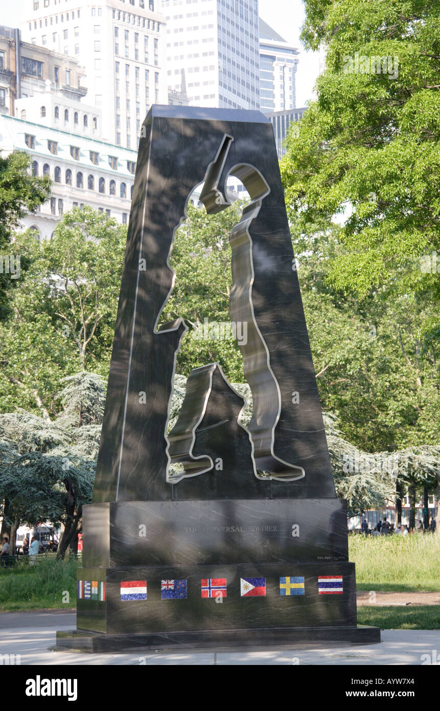Korea-Krieg-Denkmal in Manhattan Stockfoto