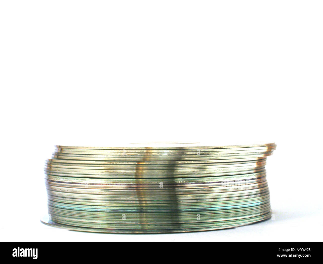 Stapel von cds Stockfoto