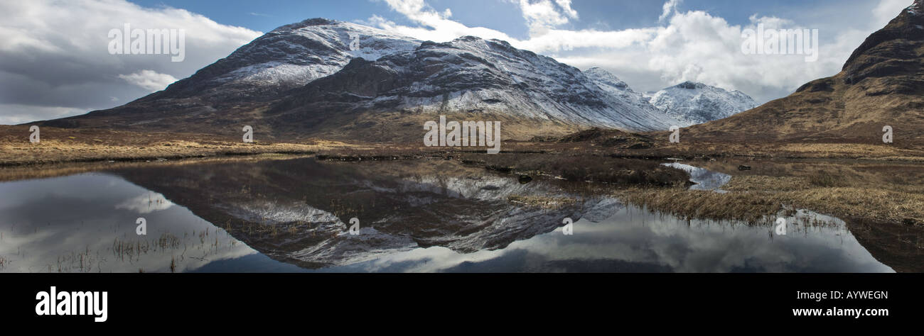 Glen Etive von Glen Coe Stockfoto