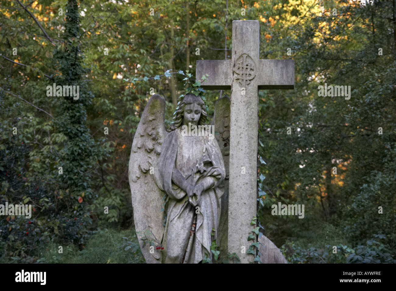 Highgate Cemetery in London UK Stockfoto