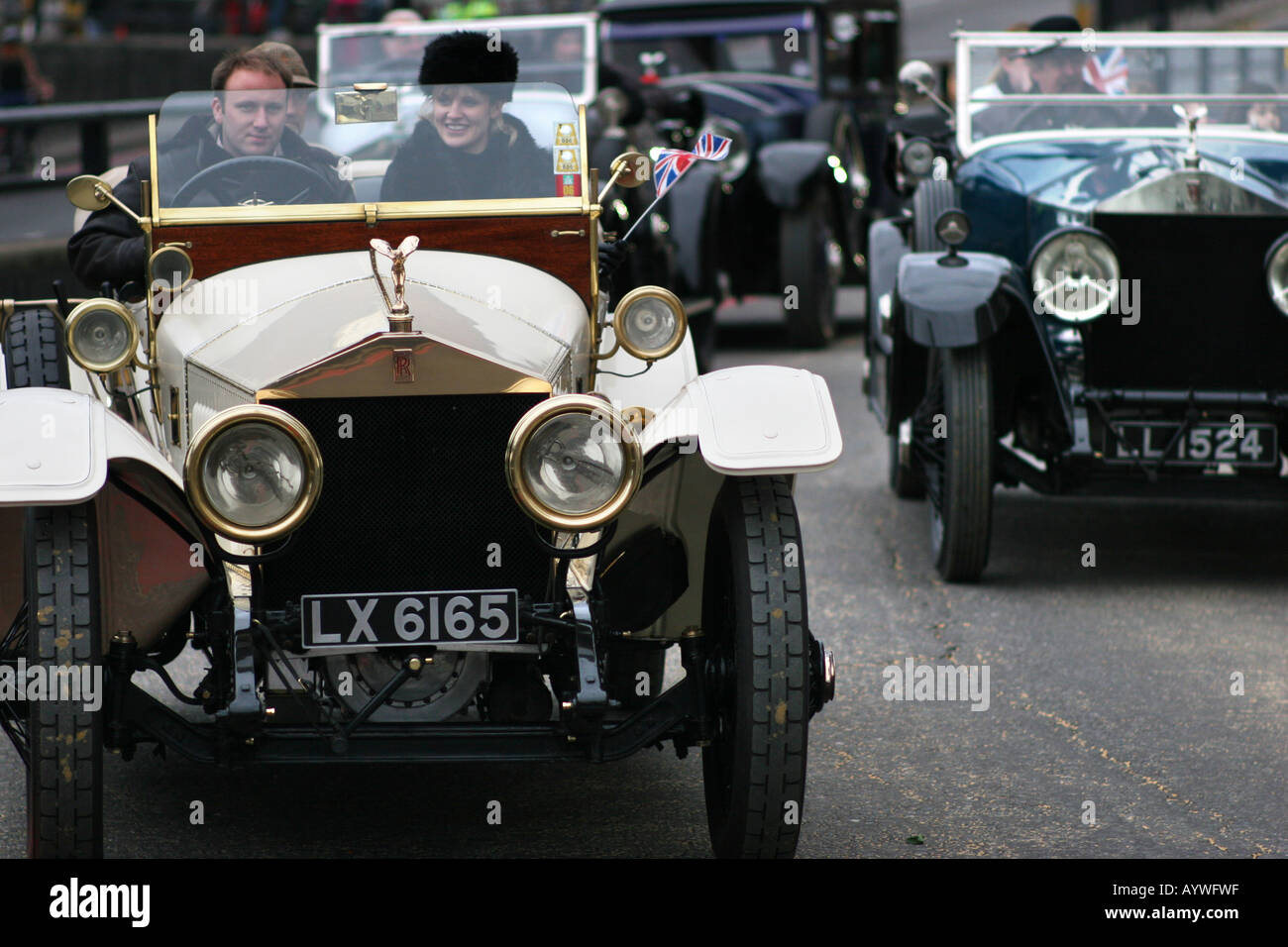 Rolls-Royce Motor Cars Ltd. bei der Oberbürgermeister-Parade in London UK Stockfoto