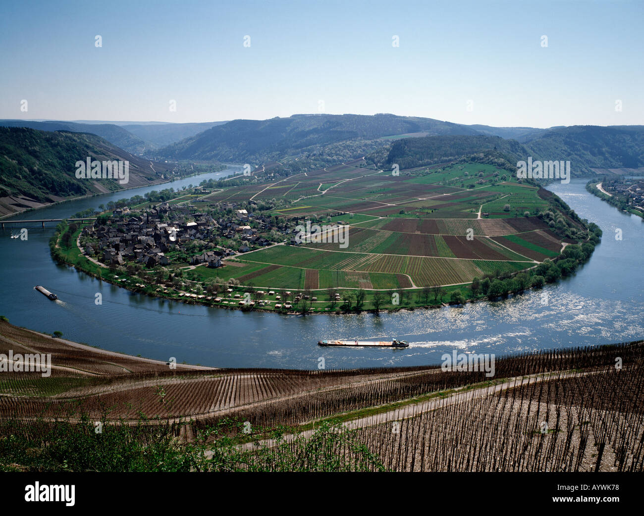 Gastvogelmanagement, Mosellandschaft, Flussschleife, Moselschleife