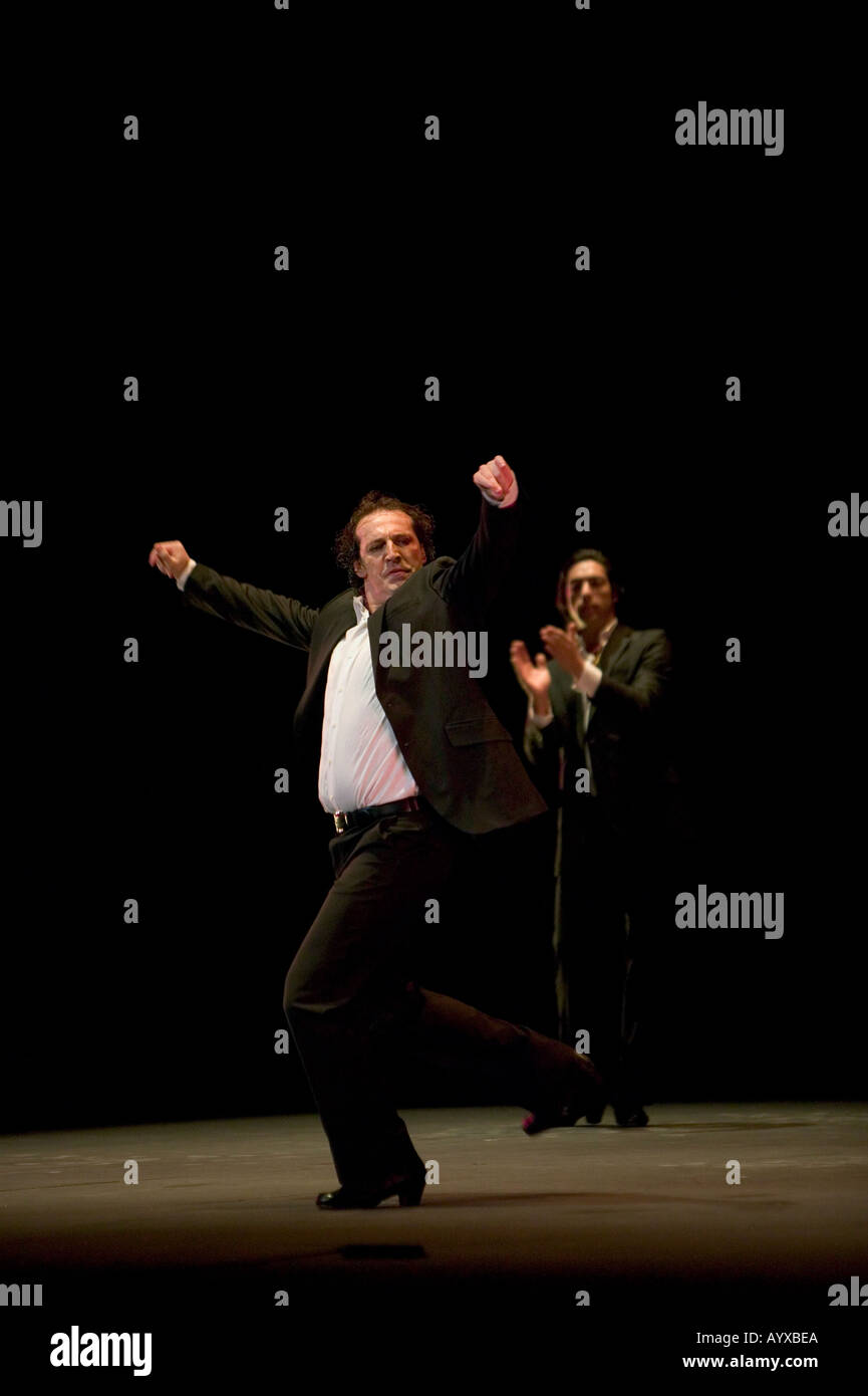 Flamenco-Tanz auf der Bühne 29. Januar 2005 Stockfoto