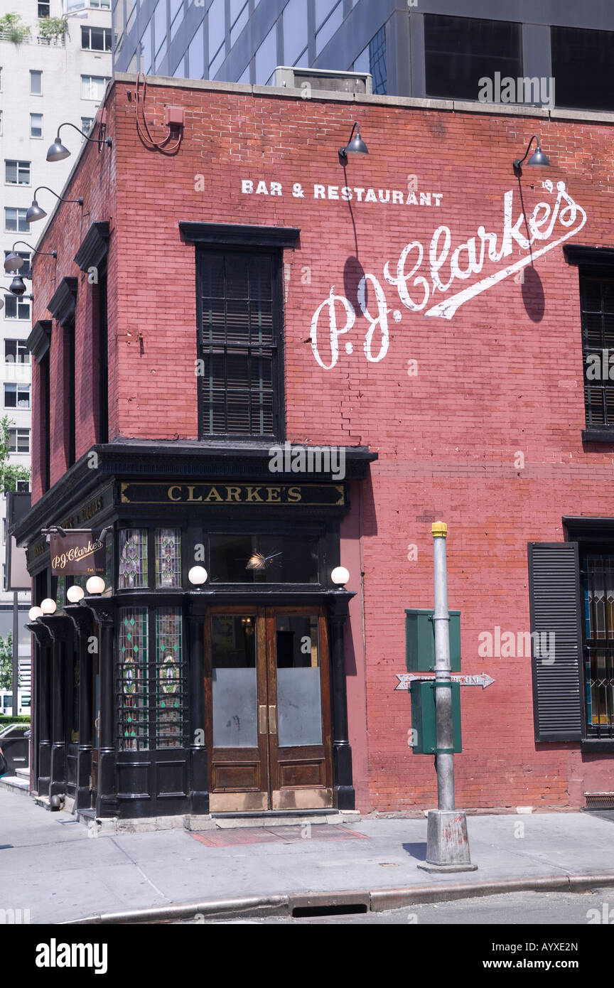PJ Clarke s Bar Restaurant Stockfoto