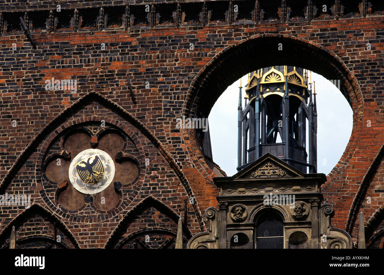 DEUTSCHLAND DER MARIENKIRCHE IN LÜBECK 2008 Stockfoto