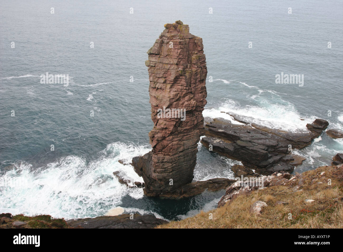 Der alte Mann von Stoner Stack Sutherland West Küste von Schottland Stockfoto