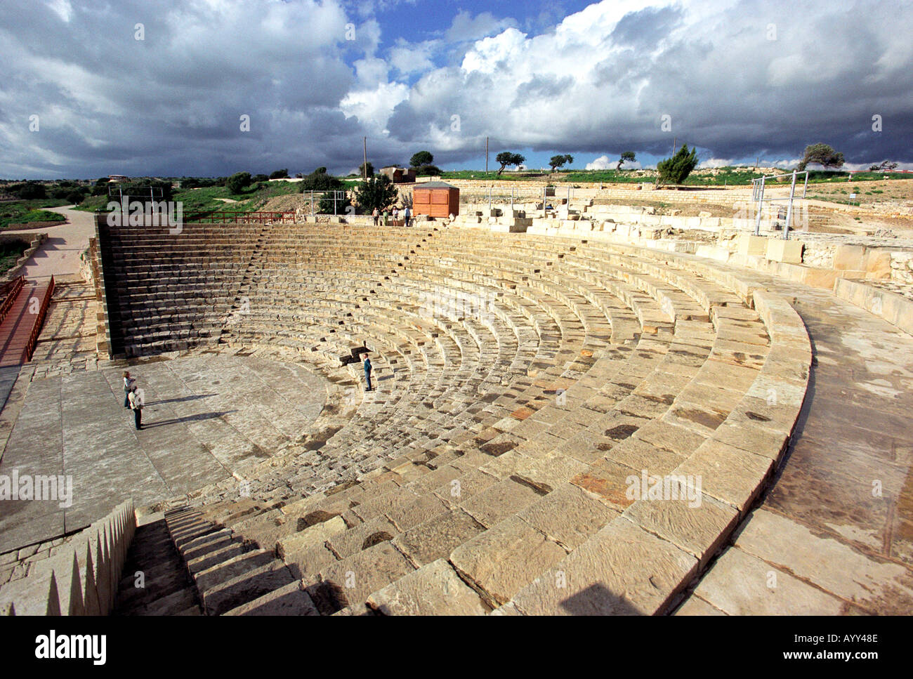 Kourion Graeco-Römischen Theater in Zypern Stockfoto