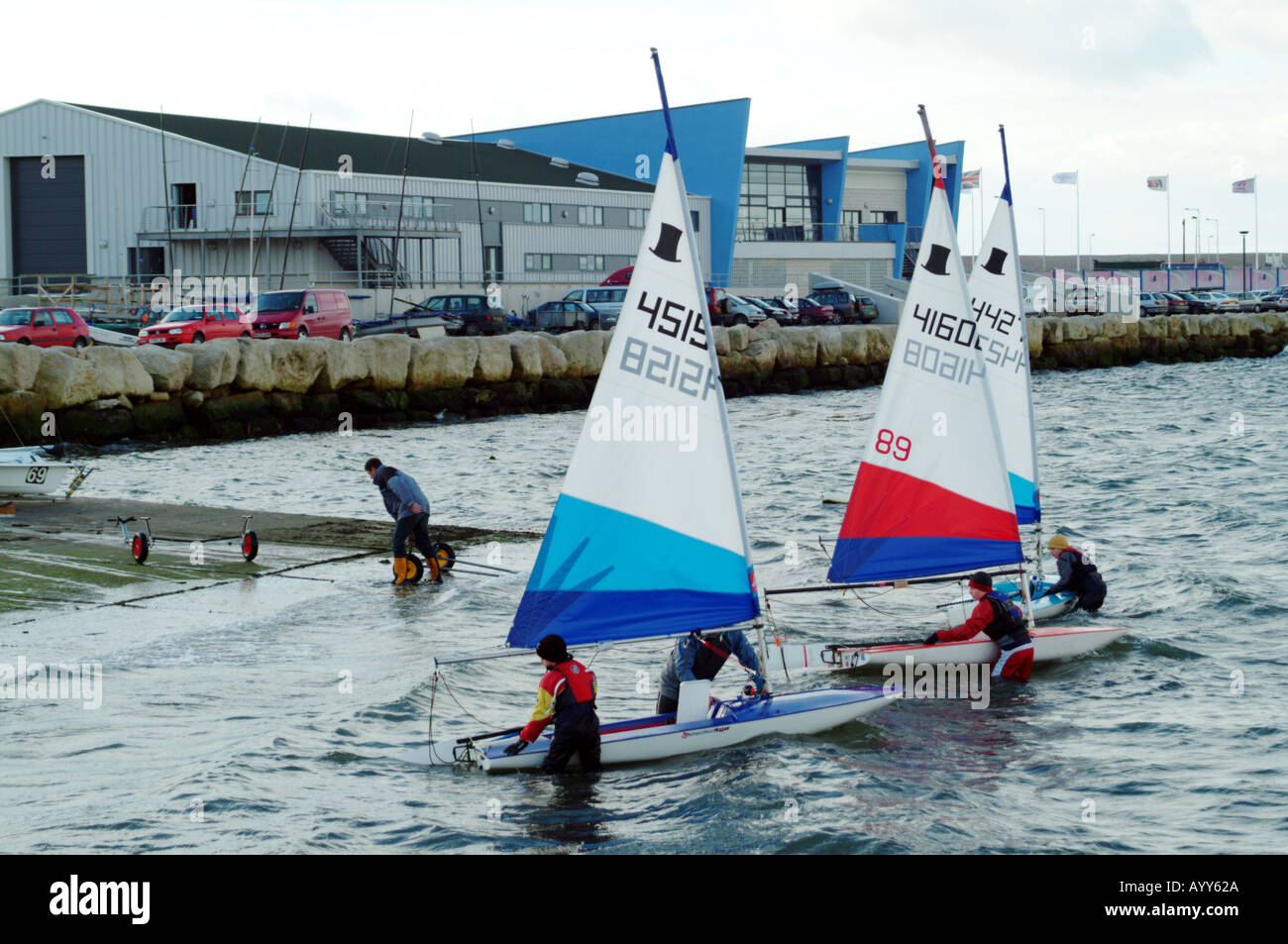 Weymouth und Portland Sailing Academy South Dorset England UK möglich Südlage für die Olympischen Spiele 2012 Stockfoto