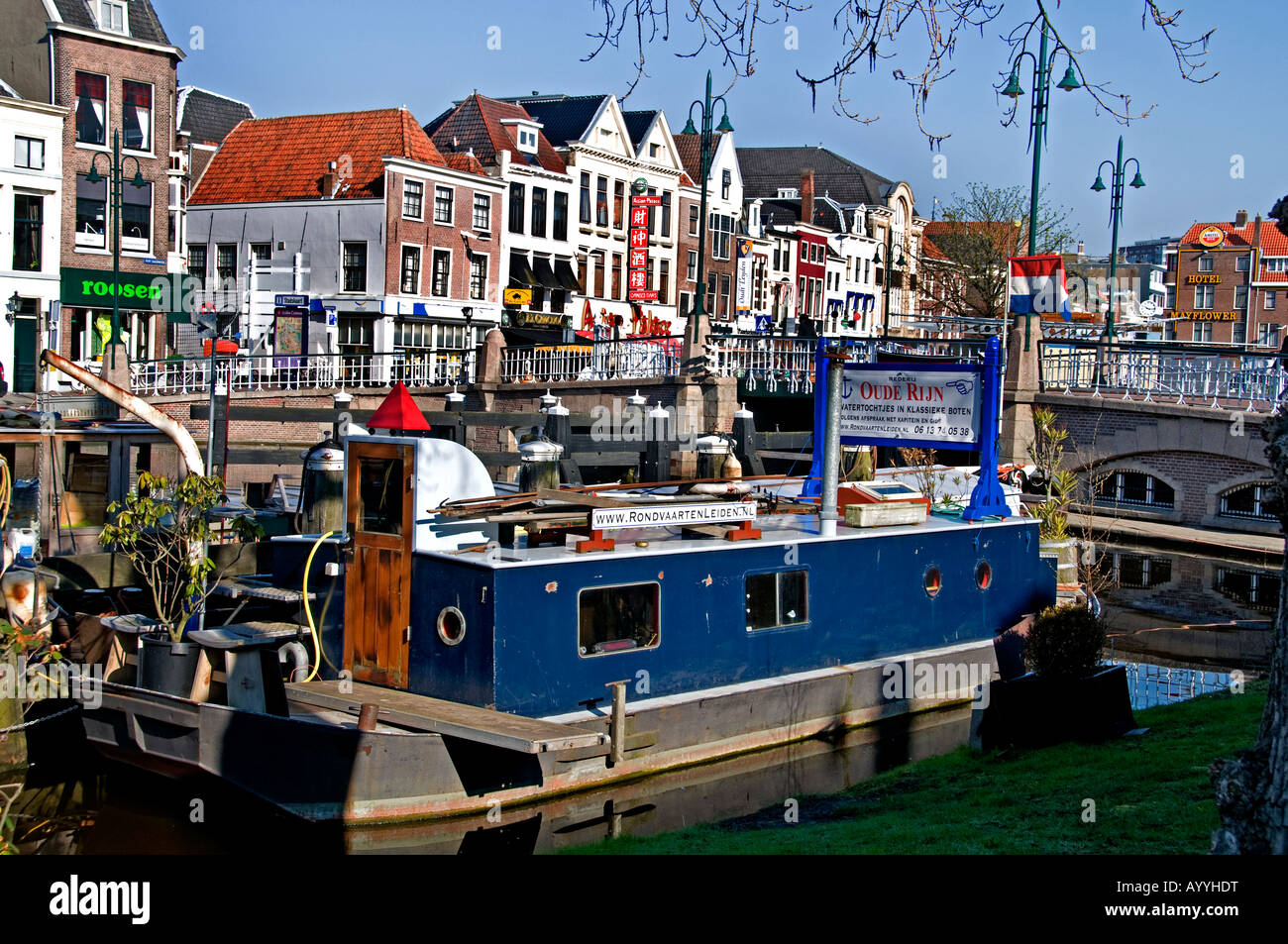 Amsterdam Holland Niederlande Nederland niederländische Stadt Architektur typisch Stadt Zentrum Monument Stockfoto