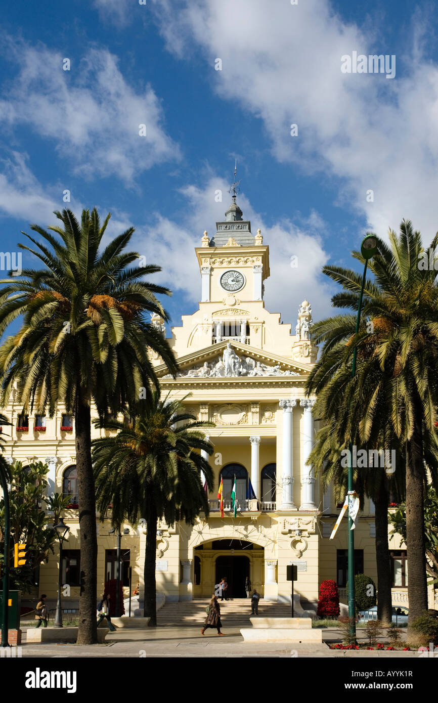 Das Rathaus Avenue de Cervantes Málaga-Spanien Stockfoto