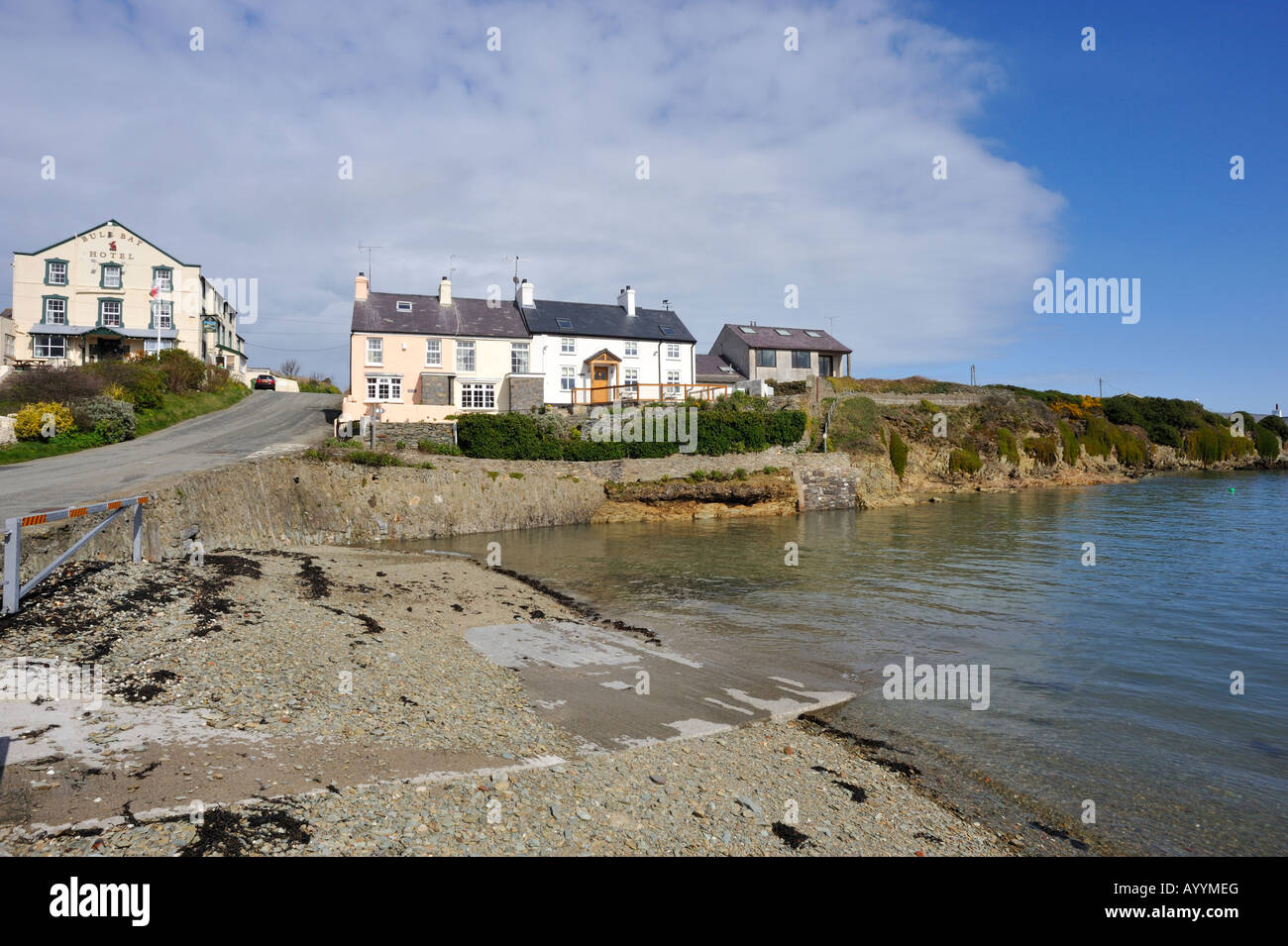 Bull Bay Anglesey Ynys Wales Mon Nord Cymru UK für nur zur redaktionellen Verwendung Stockfoto