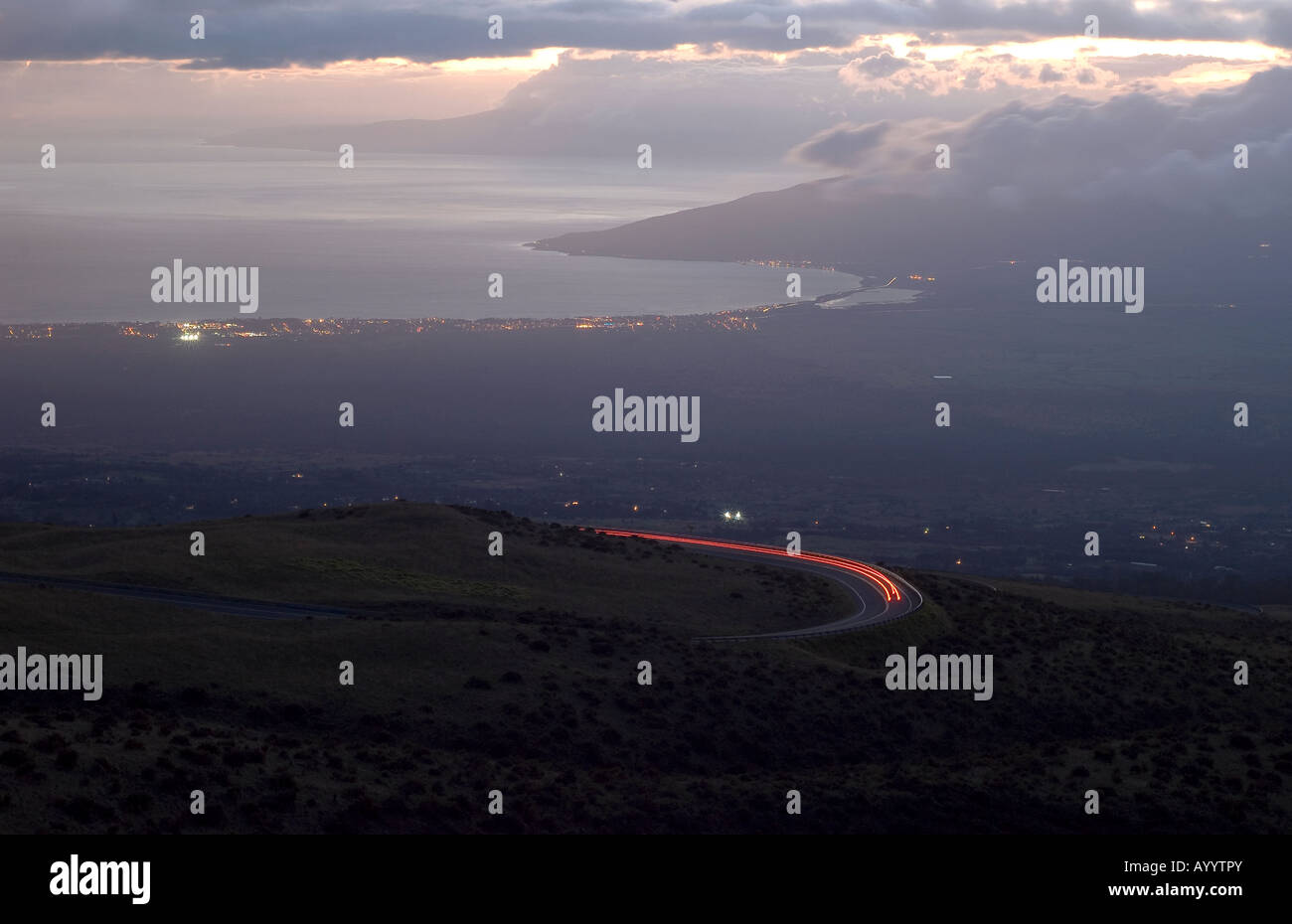 Auf dem Weg nach Maalaea Bay Maui, Amerika. Stockfoto