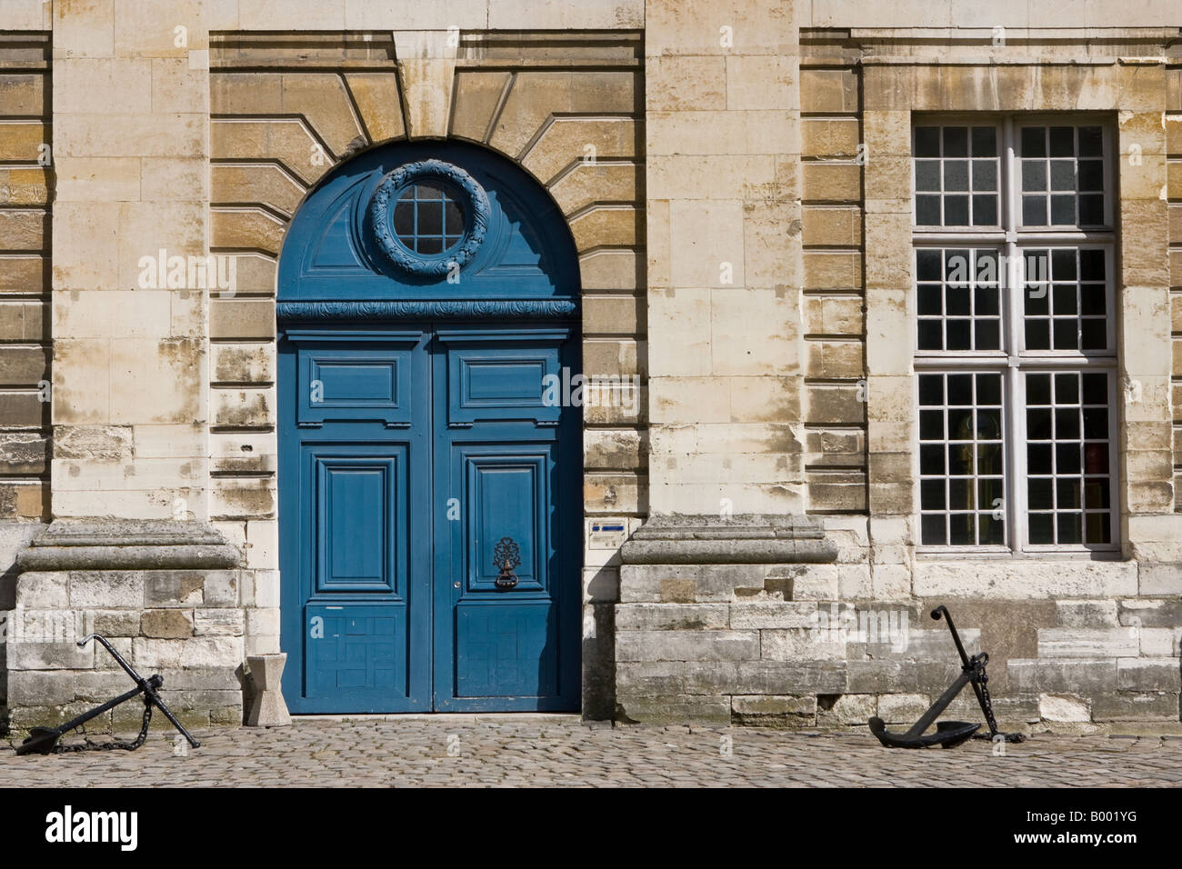 Gebäudefront im Schloss Vincennes, Frankreich Stockfoto