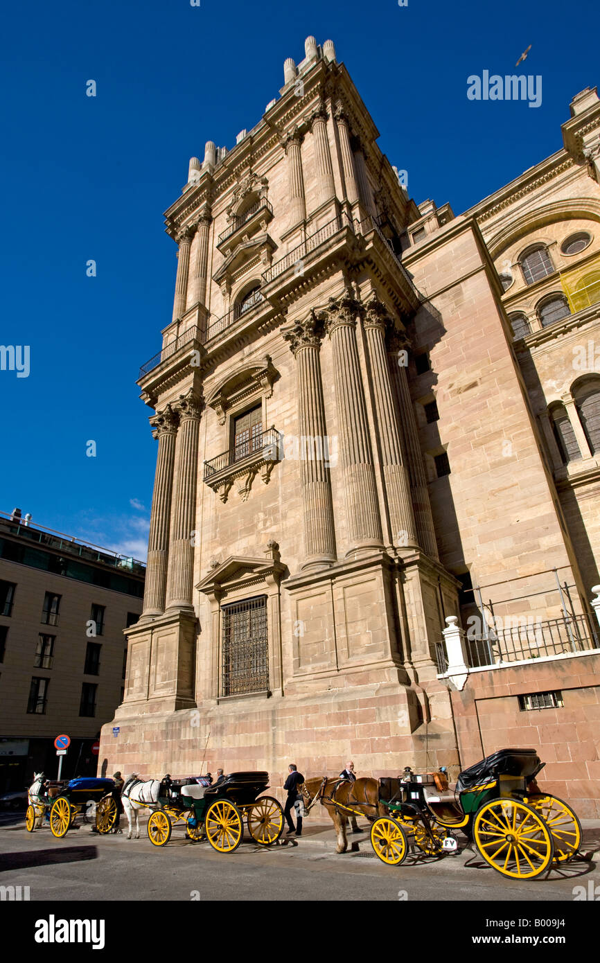 Die Kathedrale von Málaga-Spanien Stockfoto