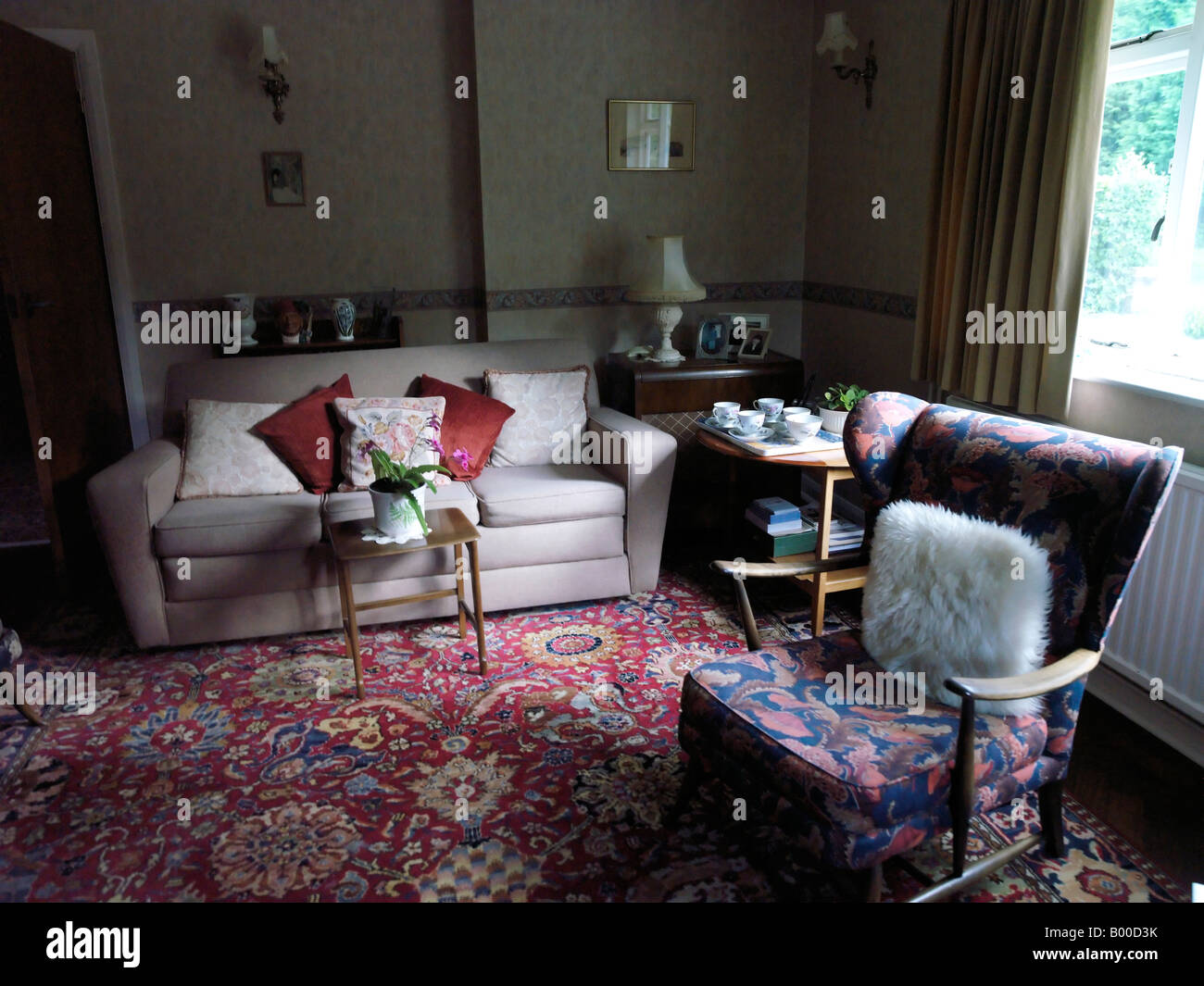 Traditionellen englischen Wohnzimmer Stockfoto
