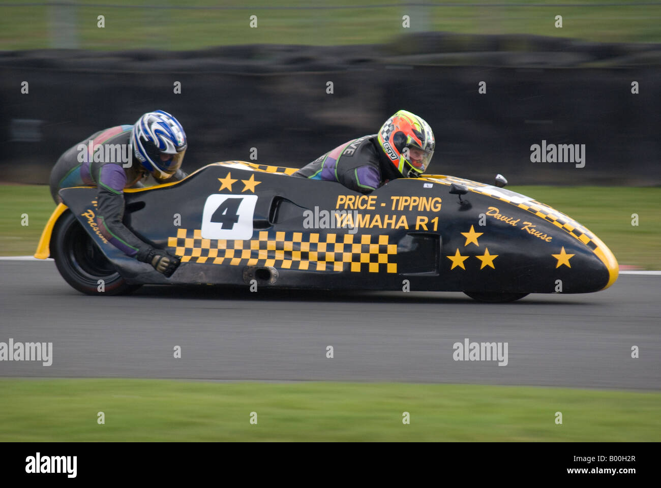 Wirral 100 Seitenwagensport AtOulton Park England Stockfoto