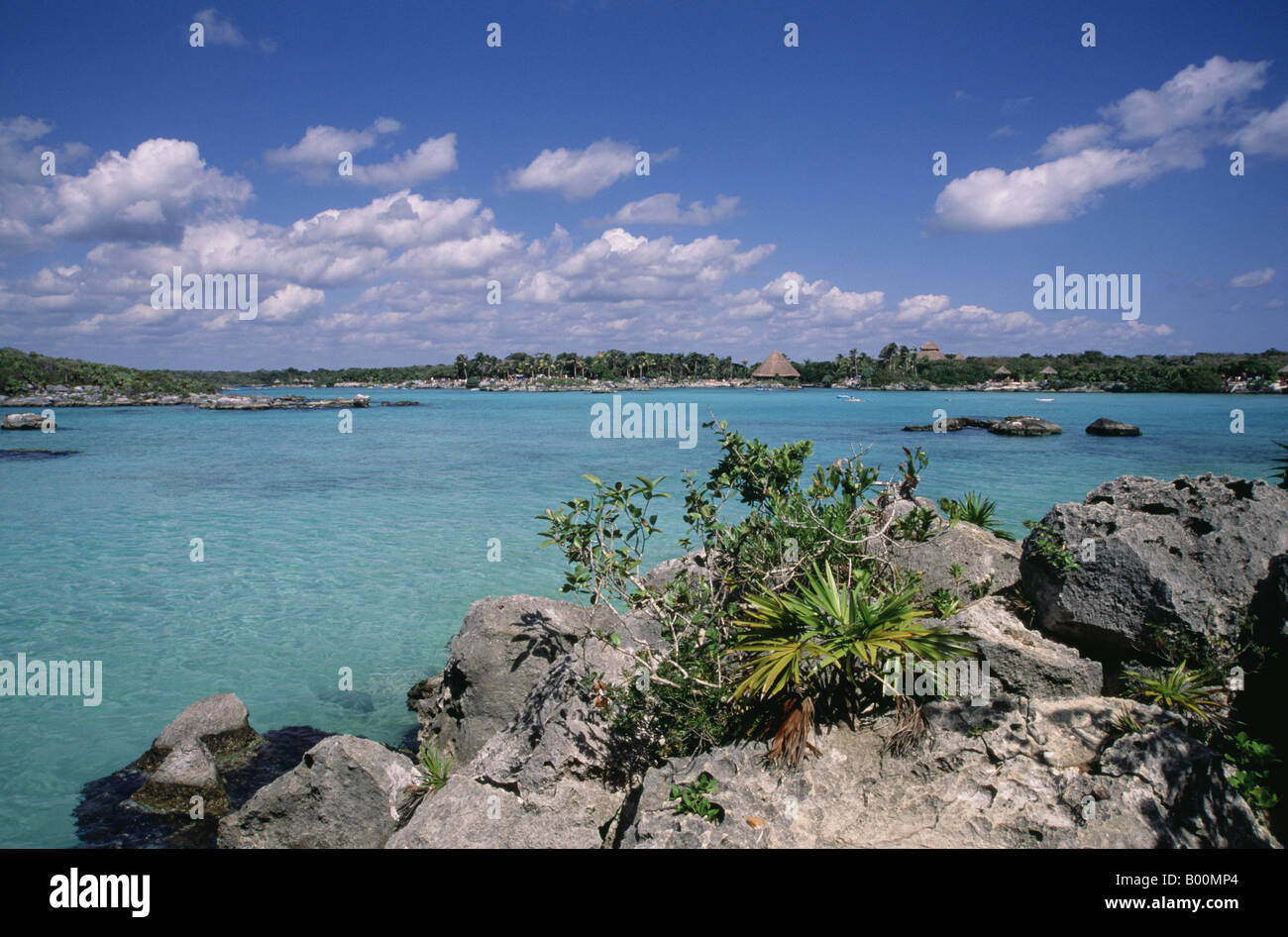 Der Nationalpark an der Küste von Quintana Roo hat großen natürlichen ...