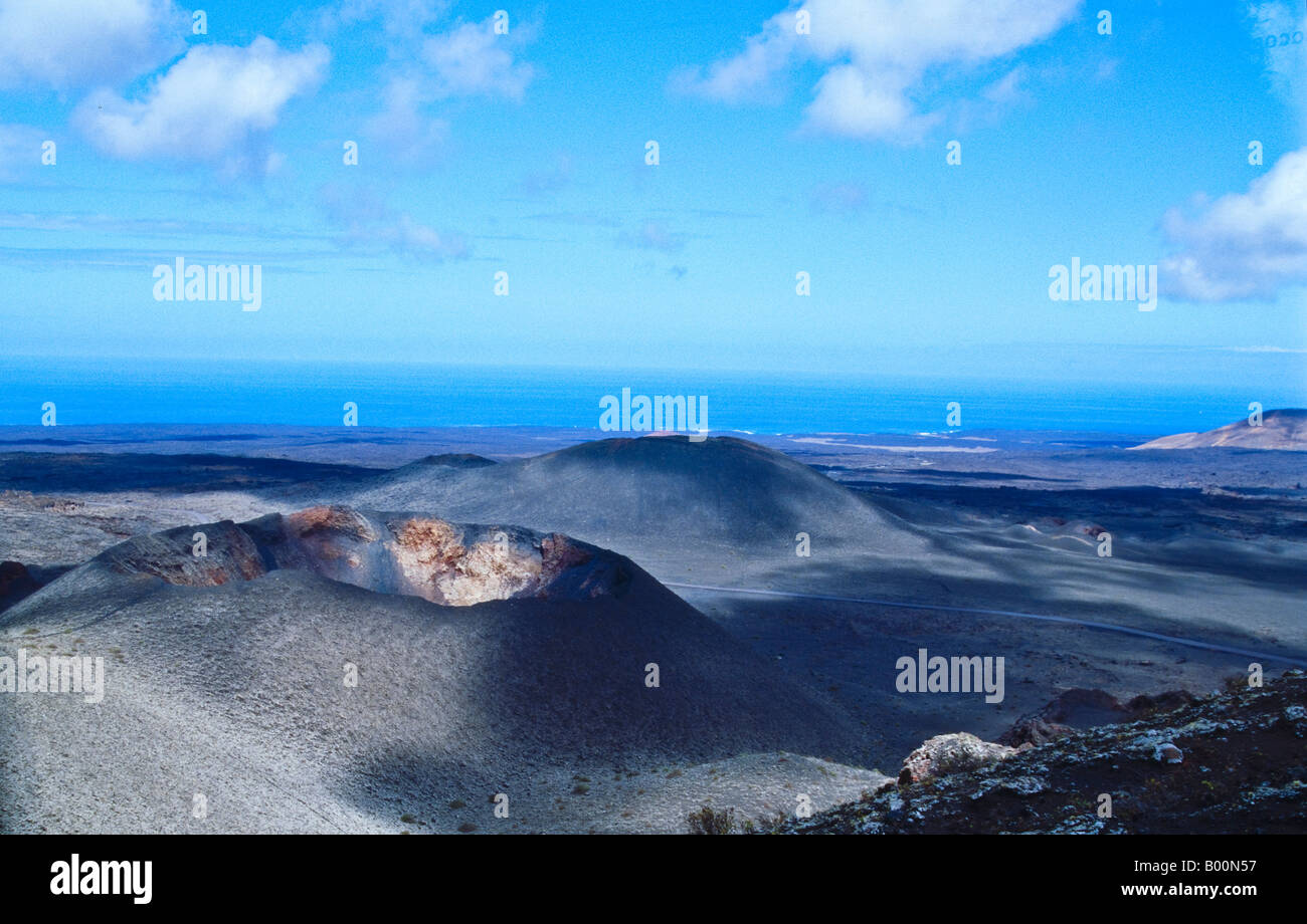 Nationalpark Timanfaya Lanzarote Stockfoto