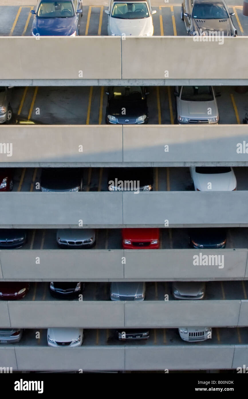 Parkplatz Garage abstrakt Stockfoto
